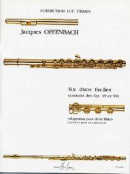 OFFENBACH 6 duos faciles 2 flutes