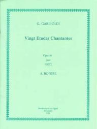 GARIBOLDI - 20 Etudes chantantes Op 88 - Flûte