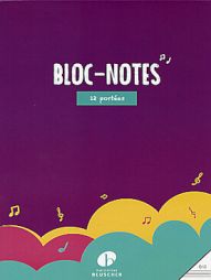 Cahier de musique  - Bloc 12 portées