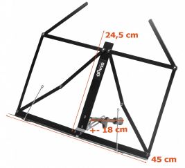 STAGG - pupitre de table + housse