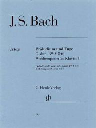 BACH - 1er Prélude et fugue piano