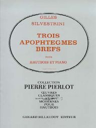 SILVESTRINI - 3 Apophtegmes brefs - Hautbois