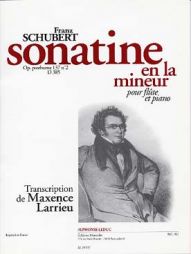 SCHUBERT - Sonatine en La mineur - Flûte