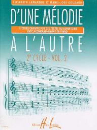 LAMARQUE/GOUDARD - D'une mélodie à l'autre - Vol 2