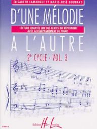 LAMARQUE/GOUDARD - D'une mélodie à l'autre - Vol 3