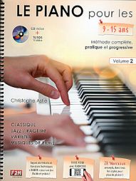 ASTIE - le piano pour les 9-15 ans vol 2