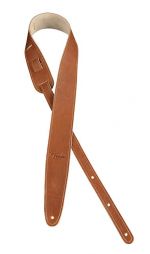 FENDER - Courroie en cuir marron