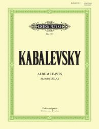 KABALEWSKI - Albumstücke violon
