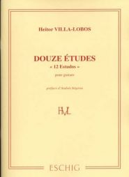 VILLA-LOBOS 12 études guitare