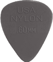 DUNLOP - lot de 5 Médiators Nylon 60