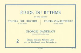 DANDELOT - étude du rythme - vol2