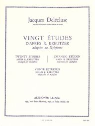 DELECLUSE 20 études xylophone
