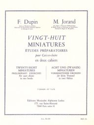 DUPIN/JORAND - 28 Miniatures - Caisse - Claire