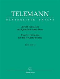 TELEMANN - 12 fantaisies pour flute