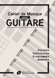 Cahier de musique - spécial guitare