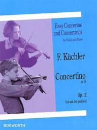KUCHLER concertino in D opus 12 violon