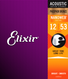 ELIXIR - Cordes folk - 12/53 - Phosphor Bronze