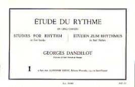 DANDELOT - étude du rythme - vol1