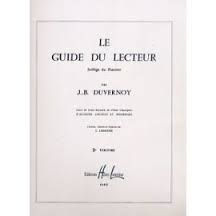DUVERNOY - Le guide du lecteur - Vol 1