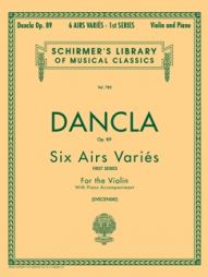 DANCLA 6 airs variés violon