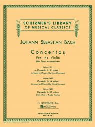 BACH - concerto E major 