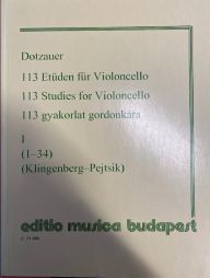 DOTZAUER 113 études pour violoncelle