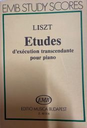 LISZT -  Etudes d'exécution transcendante - Piano