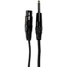 YELLOW CABLE - XLR F /JACK M - 5 M
