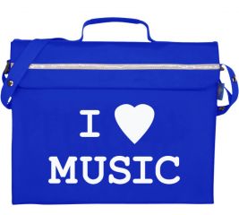 MAPAC - Cartable - I love music - Royal Blue