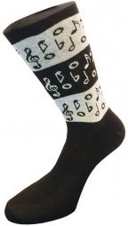 Chaussettes - motif : Notes de musique