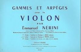 NERINI - Gammes et arpèges 2e Cahier - Violon