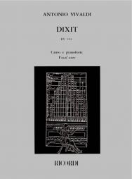 VIVALDI - DIXIT vocal score - piano