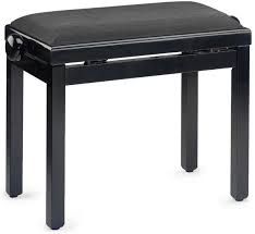 Banquette piano - Noir mat