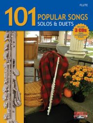 101 popular songs solos/duets flute