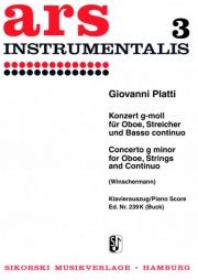 PLATTI - Concerto en Sol m - Hautbois