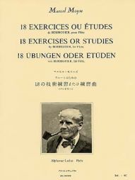 MOYSE 18 exercices ou études flûte