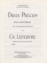 LEFEBVRE - deux pièces hautbois