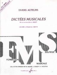 JOLLET - Dictées musicales vol 4 livre du prof