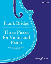 BRIDGE three pieces for  violon