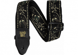 ERNIE BALL - Courroie - black pleasant pheasant