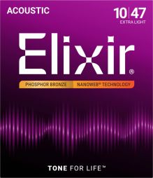 ELIXIR - Cordes folk - 10/47 - Phosphor Bronze