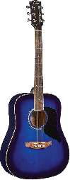 EKO - Pack guitare Folk - Ranger 6 BLU