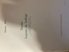 Plé Simone - 30 leçons de solfège