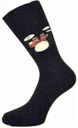 chaussettes motif batterie