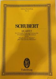 SCHUBERT - Quartet en Ré mineur - D 810