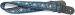 STAGG - Courroie guitare nylon tissé bleu