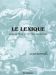 BONNARD - le lexique