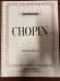 CHOPIN " MAZURKAS"