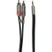 YELLOW CABLE -  2 RCA/Mini jack 3 m